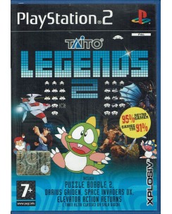 VIDEOGIOCO Playstation 2 Taito legends 2 PS2 usato con libretto ed.Xplosiv B33