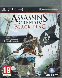 VIDEOGIOCO Playstation 3 Assassin's creed IV usato con libretto ed. Ubisoft B33