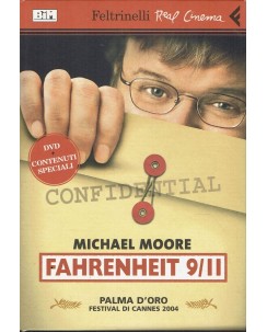 DVD Fahrenheit 9/11 con LIBRO ITA usato ed. BIM B47
