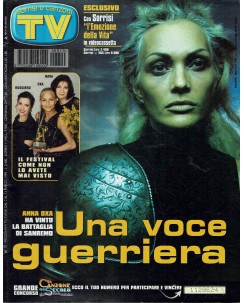 Tv Sorrisi e Canzoni 10 mar. 1999 Anna Oxa, Carol Alt ed. Mondadori R15