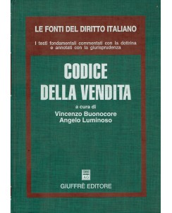 Vincenzo Buonocore : codice della vendita ed. Giuffrè FF06