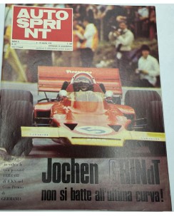 Auto Sprint  31 ago. 1970 Jochen Grindt Ferrari di Ickx ed. Conti FF06