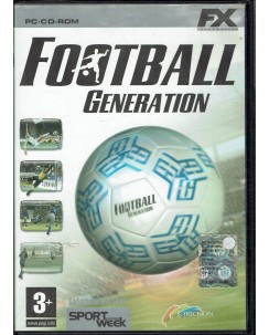 Videogioco PC Football generation ITA no libretto ed. Trecision B31