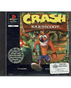 Videogioco Playstation 1 Crash Bandicoot ita usato libretto ed. Naughty Dog B18
