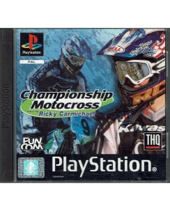 Videogioco Playstation 1 Championship motocross ita usato libretto ed. THQ B18