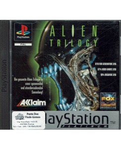 Videogioco Playstation Alien Trilogy PLATINUM tedesco usato libretto ed. Fox B32