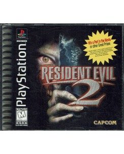 Videogioco Playstation 1 Resident Evil 2 inglese usato libretto ed. Capcom B32