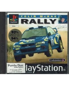 Videogioco Playstation 1 Colin McRae Rally ita usato libretto ed. Codemaster B32