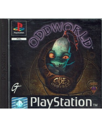 Videogioco Playstation 1 Oddworld ita usato libretto ed. Godworld B32