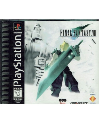 Videogioco Playstation 1 Final Fantasy VII inglese usato libretto ed. Sony B32