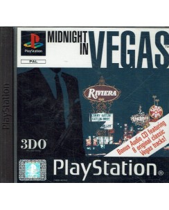 Videogioco Playstation 1 Midnight in Vegas ita usato libretto ed. 3DO B32