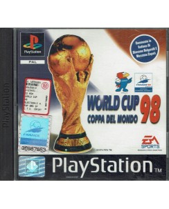 Videogioco Playstation 1 World cup 98 ita usato libretto ed. EaSports B32