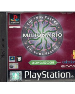 Videogioco Playstation 1 Milionario II edizione ita usato libretto ed. Eidos B32