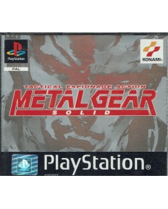 Videogioco Playstation 1 Metal Gear solid ita usato libretto ed. Konami B32