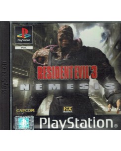 Videogioco Playstation 1 Resident Evil 3 ita usato libretto ed. Capcom B32