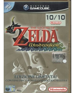 Videogioco Nintendo Gamecube Legend of Zelda ita usato libretto ed. Nintendo B32