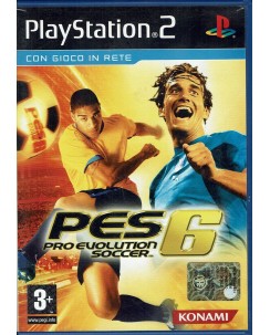 Videogioco Playstation 2 PES 6 ita usato libretto ed. Konami B32