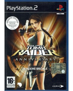 Videogioco Playstation 2 Tomb Raider anniversary ita usato libr. ed. Eidos B32