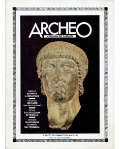 Archeo   2 anno '85 gli etruschi il punto sul problema ed. De Agostini FF01