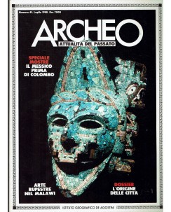 Archeo n.  41 anno '88 l'origine della città ed. De Agostini FF03