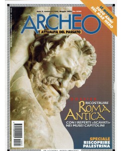 Archeo n. 123 anno '95 ricostruire Roma antica con reperti ed. De Agostini FF05
