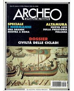 Archeo n. 108 anno '94 civiltà delle Cicladi ed. De Agostini FF05