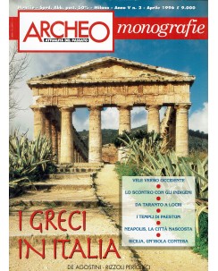 Archeo monografie   2 '96 i greci in Italia ed. De Agostini FF01