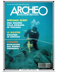 Archeo n. 101 anno '93 rivelazione dal mondo sommerso ed. De Agostini FF05