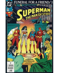 Superman the Man of Steel n. 20 feb 93 ed. DC Comics lingua originale OL16
