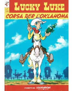 Lucky Luke 1 corsa per Oklahoma ed. Gazzetta dello Sport FU