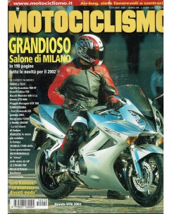 Motociclismo 2557 n. 10 ott. 2001 grandioso salone Milano ed. Edisport SPA R09