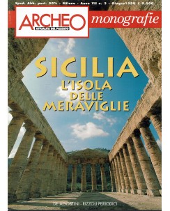 Archeo monografie   3 '98 Sicilia isola delle meraviglie ed. De Agostini FF01