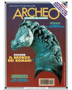 Archeo n. 113 anno '94 il bronzo dei romani ed. De Agostini FF05