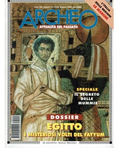 Archeo n. 152 anno '97 Egitto i misteriosi volti del Fayyum ed. De Agostini FF03