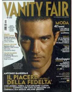 Vanity Fair 42 ott. 2005 Antonio Banderas Robbie Williams ed. Condè Nast R14
