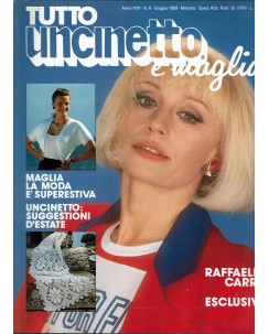 Tutto uncinetto e maglia   6 giu. 1989 Raffaella Carrà ed. Tutto Uncinetto R13