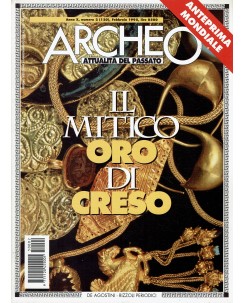 Archeo n. 120 anno '95 il mitico oro di Creso ed. De Agostini FF05