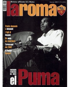La Roma 203 gen. 2002 NO POSTER  el Puma ed. La Roma FF08