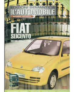 Per l'automobile studio tecnico 13 ott. 2004 Fiat Seicento ed. Semantica FF08