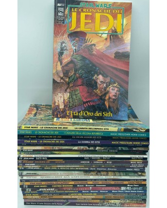 Star Wars serie COMPLET 1/22 + cronache Jedi 1/6 ed. Magic Press FU49