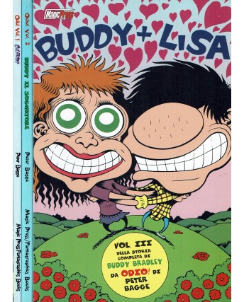 Buddy + Lisa serie COMPLETA 1/3 di Bagge ed. Magic Press SU10