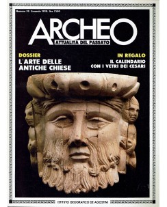 Archeo n.  59 anno '90 arte delle antiche chiese ed. De Agostini FF03