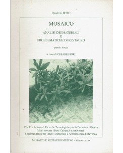 Cesare Fiori : analisi materiali problematiche restauro ed. Quaderni IRTEC A48