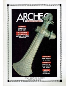Archeo  25 anno '87 le origini di Venezia ed. De Agostini FF01