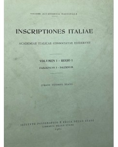 Inscriptiones Italiae in LATINO vol. 1 ed. Istituto Poligrafico Zecca Stato FF08