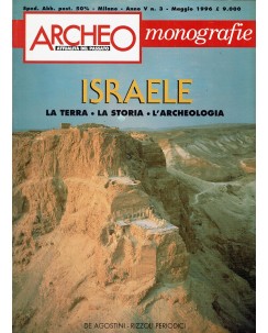 Archeo monografie   3 '96 Israele terra storia archeologia ed. De Agostini FF01