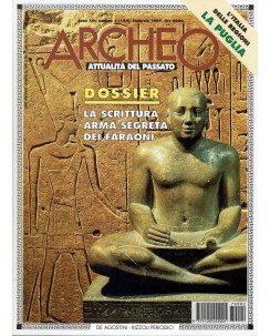 Archeo n. 144 anno '97 scrittura arma segreta dei faraoni ed. De Agostini FF05