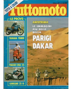 Tutto moto   2 feb. 1988 immagini più belle Parigi Dakar ed. Conti R09