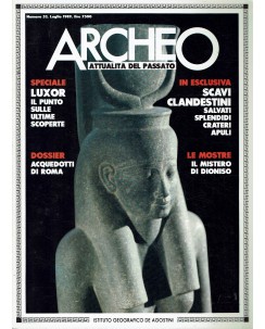 Archeo n.  53 anno '89 acquedotti di Roma ed. De Agostini FF03
