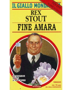 Rex Stout : fine amara ed. Mondadori A82
